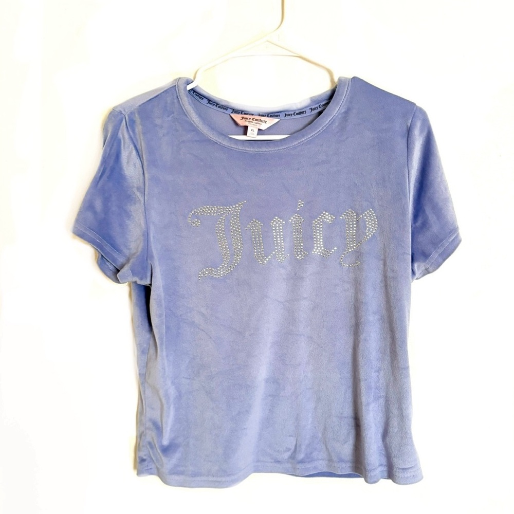 Juicy Couture Lavender Velour Tee